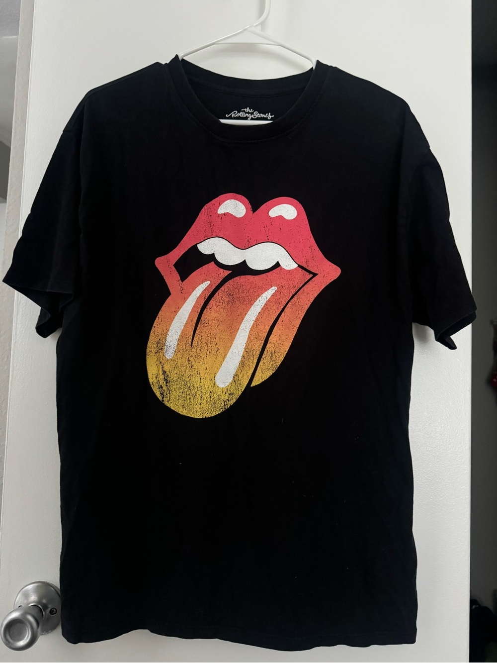 Rolling Stones Black Logo Tee